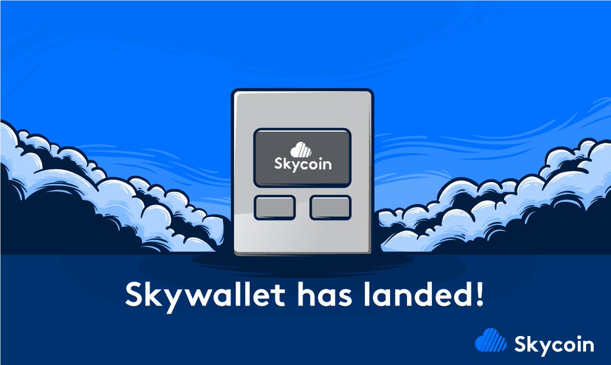 Introducing the first in a line of Skycoin Hardware designed cold storage cryptocurrency hardware wallets; the Skywallet.

To learn more about the Skywallet and to purchase one for yourself or a Sky hodling friend, please visit: store.skycoin.com/products/skywa…