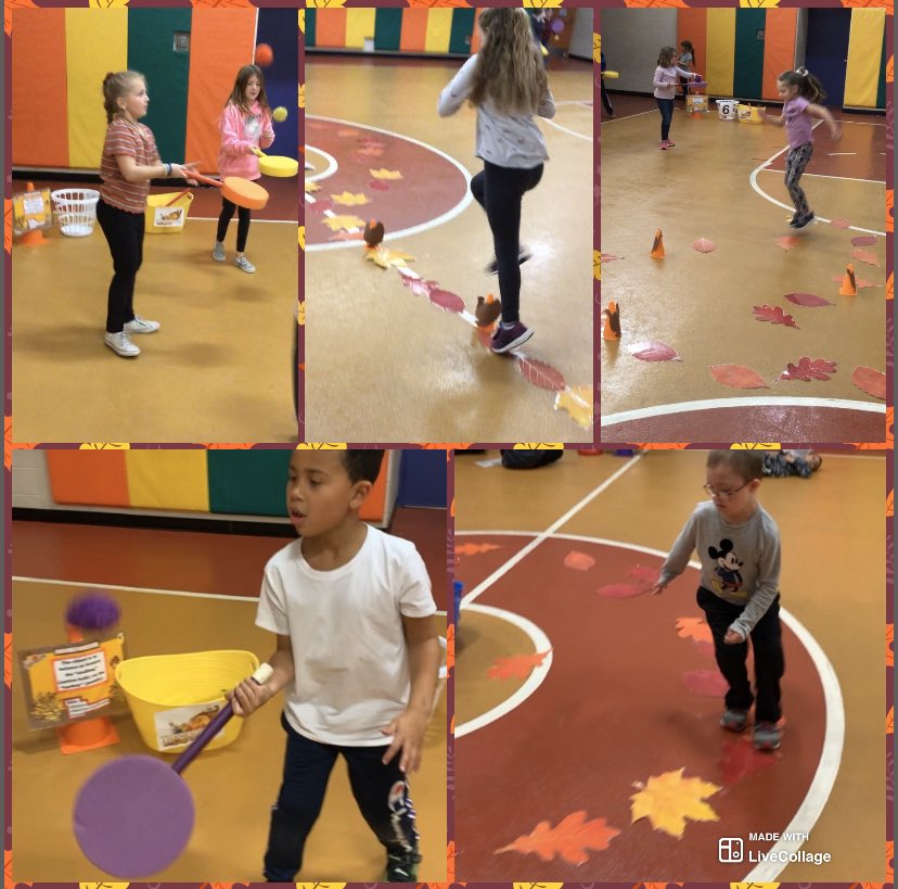 stefhayley80's tweet photo. This video https://t.co/0zJhlEjvTJ shows how dynamic a #physed lesson can be! Watch the #evolutionofPE! Ss have opportunity for phy activity in combo w/social interaction, creativity, & #academicintegration!🦃#HappyThanksgiving #elempe #sel #makergym #kidsdeserveit #bellinghamps https://t.co/CAflwV5YNT