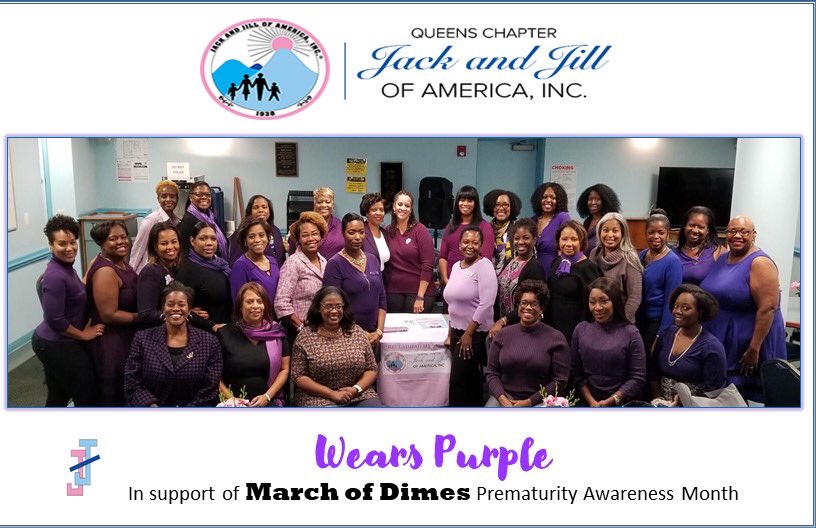 JJOAQueens's tweet photo. This month, #JJQueens wears purple to support @marchofdimes. Please join us in leading the fight for the health of all moms and babies in our #Ten4Babies fundraising campaign by donating $10 today at https://t.co/lUnEaZPG7r #jjgoespurple #marchofdimes #jackandjillofamericainc https://t.co/LaVM427KJc