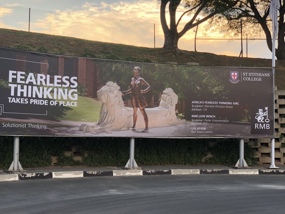 Carel Nolte (@carelnolte) on Twitter photo Love the new billboard <a href="/ststithians/">St Stithians College</a> - made possible by <a href="/RMBCIB/">RMB - Rand Merchant Bank</a> via their support of <a href="/NationalSquadZA/">RMB National Squad</a> - & it features the latest addition to our phenomenal campus - the RMB #FearlessThinker ... #SARising #dialogue #conversation #gratitude Love the new billboard <a href="/ststithians/">St Stithians College</a> - made possible by <a href="/RMBCIB/">RMB - Rand Merchant Bank</a> via their support of <a href="/NationalSquadZA/">RMB National Squad</a> - & it features the latest addition to our phenomenal campus - the RMB #FearlessThinker ... #SARising #dialogue #conversation #gratitude