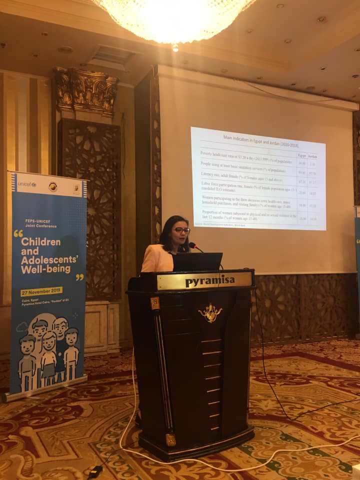 Faculty of Economics and Political Science (@feps_cu_egypt) on Twitter photo Dr. Racha Ramadan presenting her paper entitled “Gender Norms and Children Malnutrition in Egypt and Jordan”
co-authored by Sarah Wahby
#FEPS_UNICEF_Cooperation
<a href="/UNICEF_Egypt/">يونيسف مصر</a>
Conference on “Children and Adolescents’ Well-being” Cairo, Egypt Dr. Racha Ramadan presenting her paper entitled “Gender Norms and Children Malnutrition in Egypt and Jordan”
co-authored by Sarah Wahby
#FEPS_UNICEF_Cooperation
<a href="/UNICEF_Egypt/">يونيسف مصر</a>
Conference on “Children and Adolescents’ Well-being” Cairo, Egypt