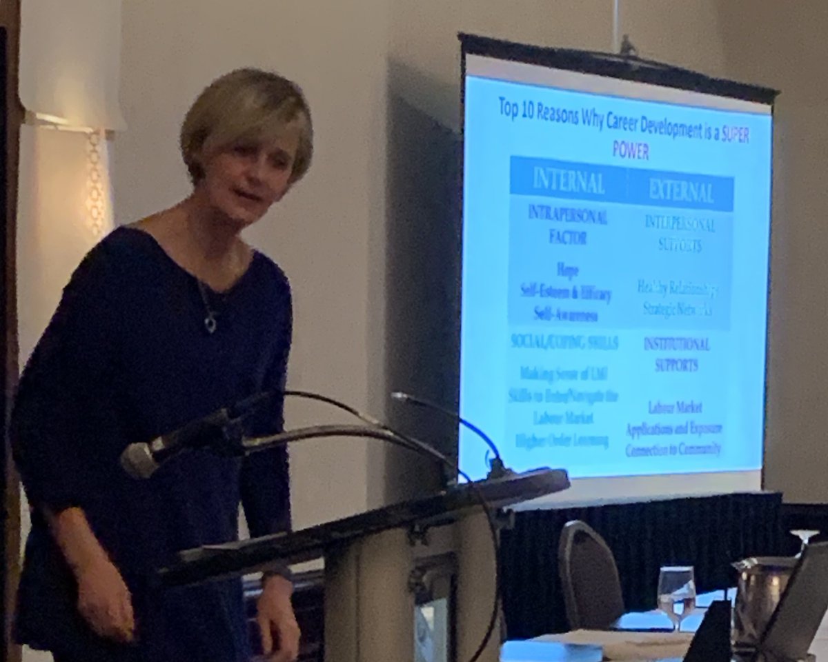2 friends see the hill as smaller than 1 person seeing it on their own; Relationships support overcoming obstacles including career aches. Thanks Sareena Hopkins showing us 10 ways career development is a superpower.  
<a href="/3CDCanada/">3CD</a>
 #careermonth 
<a href="/OneLifeTools/">OneLifeTools</a>
 #NBCDA2019