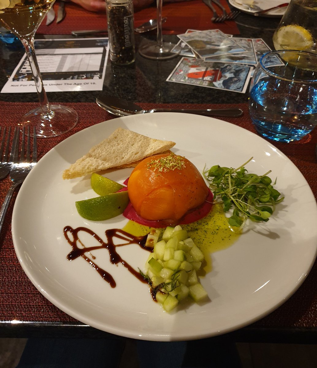 _GetInMyBelly_'s tweet photo. Salmon starter paired with @dhillswine Chenin Blanc 🍷 for the @Comejoinus_SA event tonight at #SaltGrill
#CWWU #CJU #ProudlySouthAfrican #ArtFoodAndWine https://t.co/qcG75EpVzm