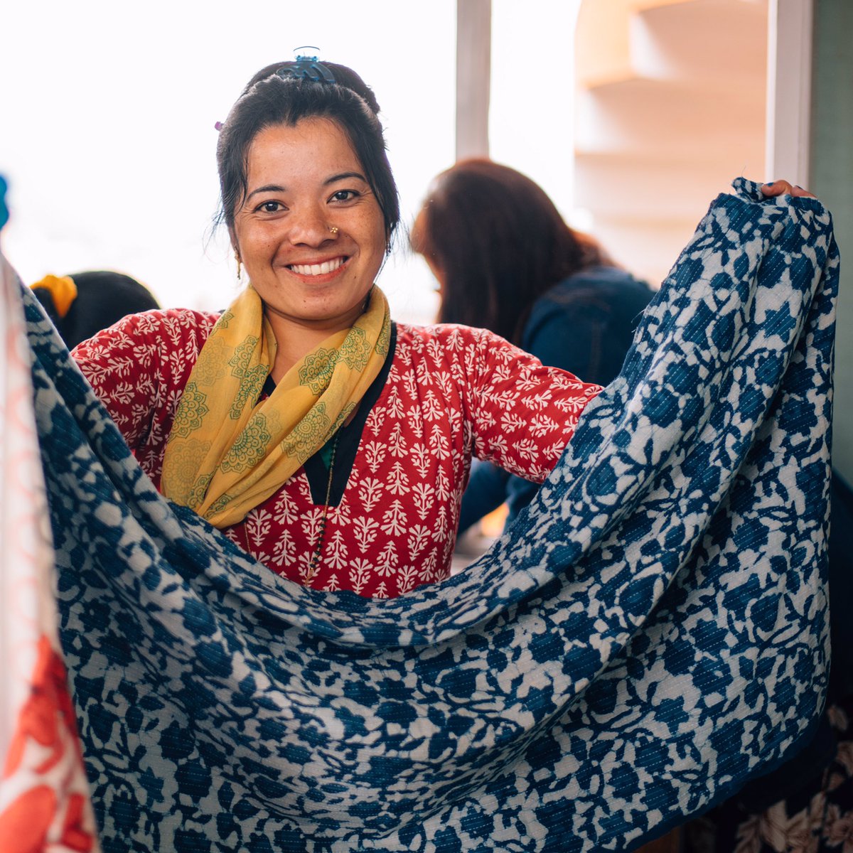 It is heartwarming to see a smile on her face as she feels safe and is gaining confidence through the skill development program at our Nepal rehabilitation home! Visit SheHasHope.org to learn how you can support her success! ❤️