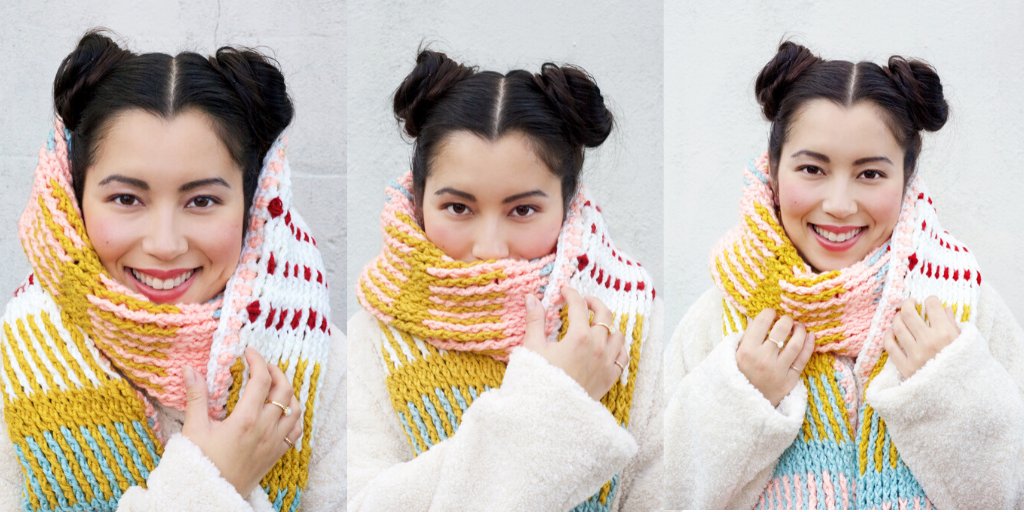 InsideCrochet's tweet photo. Issue 120 - The Strikkelinje Brioche Scarf 🧣
This colourful cosy scarf is a #MustMake
Shop issue 120 👉 https://t.co/Tik90w1yme
For the digital version 👉 https://t.co/YJ9e2F4hV4
#Crochet #HandMade #CreativeCrochet #HappyHumpDay https://t.co/Mm5AQd6b0z