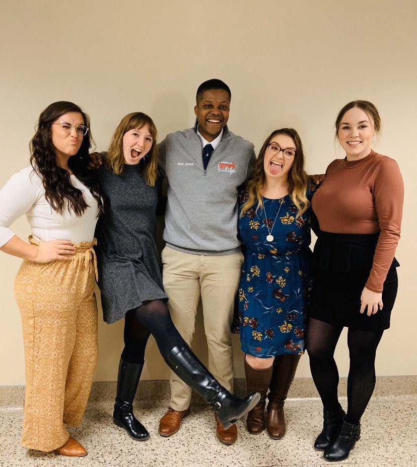 BallStateSAAHE's tweet photo. #BallStateSAAHE is thankful for the amazing co-grads we get the opportunity to work with ❤️ life without them wouldn’t be as fun! https://t.co/x940Auuw3O