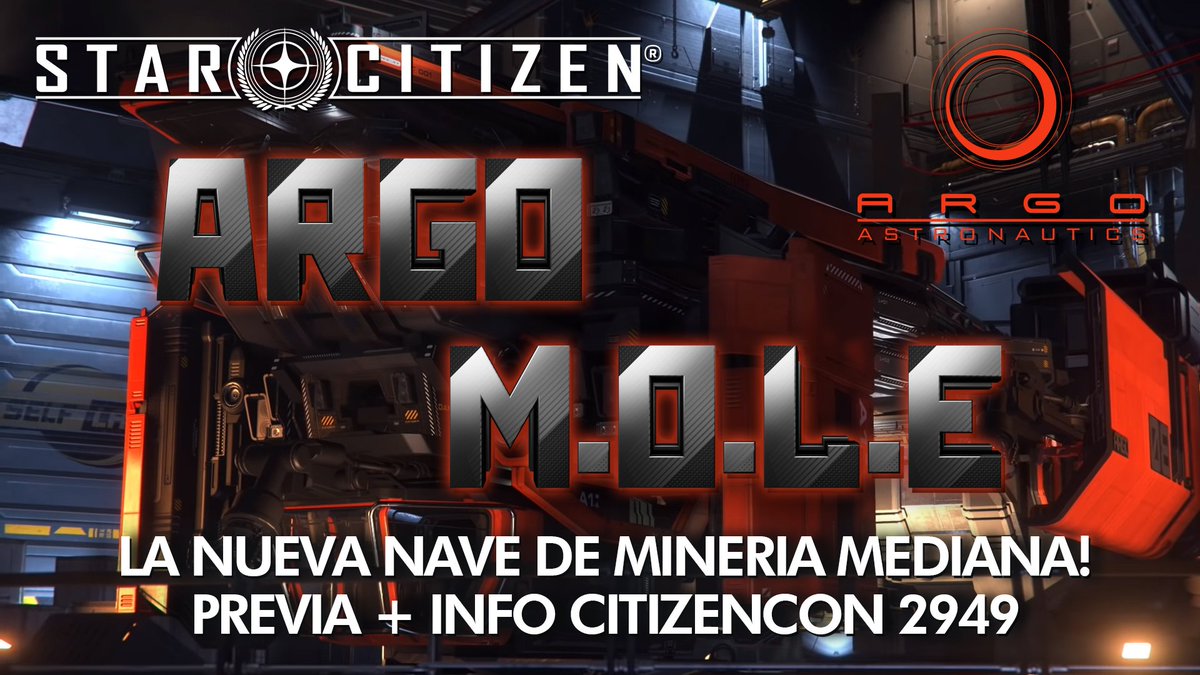 ArieNeoSC's tweet photo. ⛏️ARGO MOLE: Toda la informacion disponible!⛏️

Video NUEVO!:
https://t.co/gChxFHPshx

#StarCitizen @RobertsSpaceInd https://t.co/JQj4Rd3j66