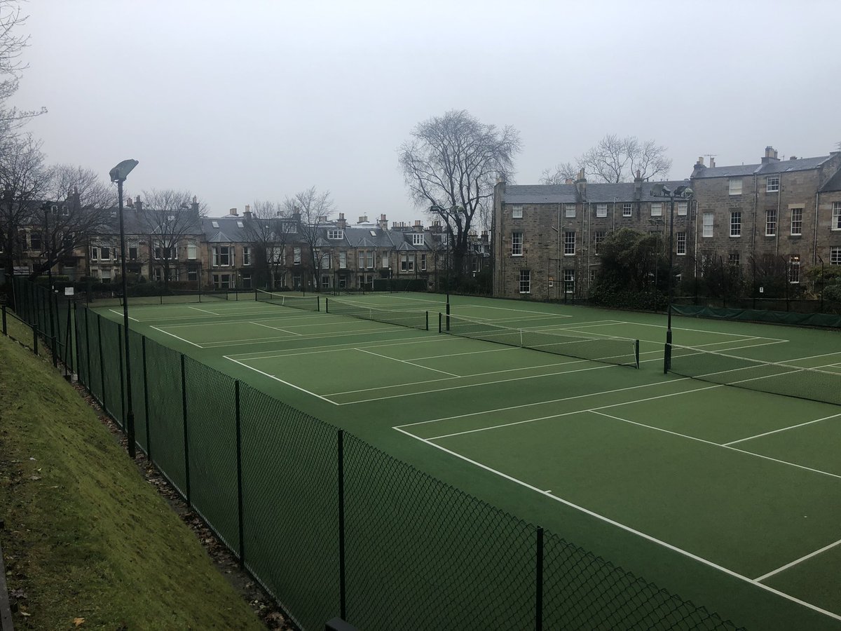 Great to see our Doe Mono Pro courts looking in fantastic condition at <a href="/DeanTennisClub/">Dean Tennis & Squash</a> Edinburgh today.