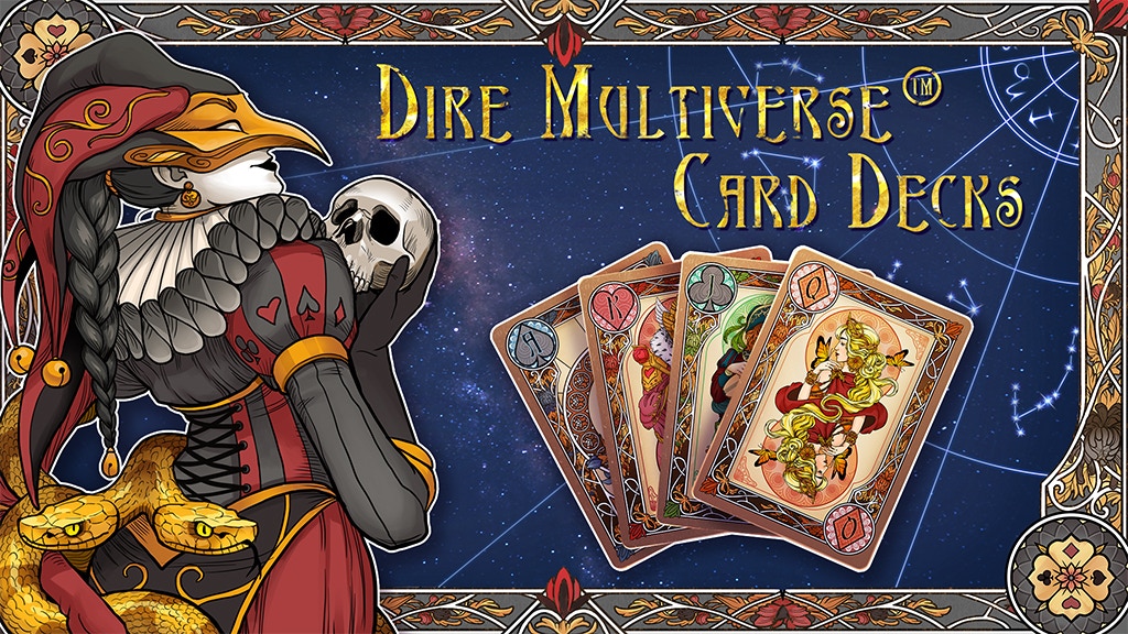 maxplayingcards's tweet image. DIRE MULTIVERSE Playing Cards. A deck to travel to a fantastic and multidimensional world. - is.gd/43sY1D #playingcards By @wyrdwood2