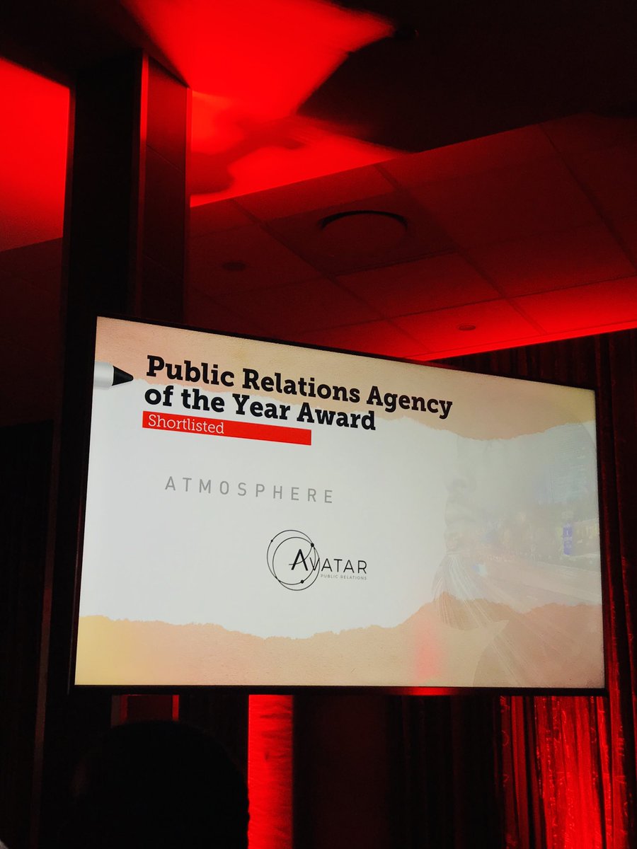 KAmuses's tweet photo. We knew it was a bit of a David &amp; Goliath situation &amp; while an #AvatarPR win would have been delicious after a HUGE year, we applaud you ⁦@atmospherecomms⁩ for consistent excellence &amp; raising the bar always 🙌🏼#FMAdFocus2019 https://t.co/yg7auitEwP