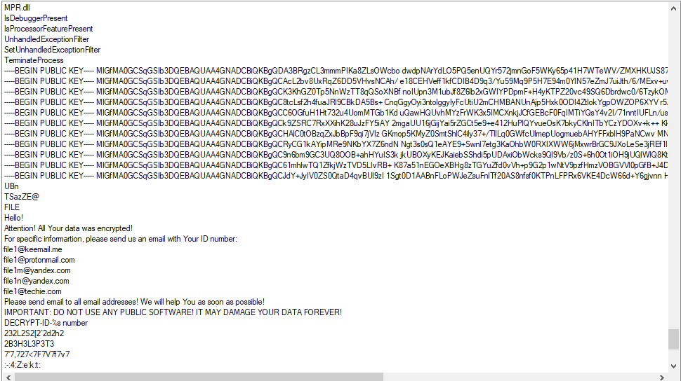 GrujaRS's tweet photo. #CryptoMix Revenge Ransomware!
Extension 0F5837FE2888712CD3E2DED529664FF4.FILE
Ransom note;_HELP_INSTRUCTION.TXT
Sample VT https://t.co/LTNGh2S7AD https://t.co/hlfy9AcPL1