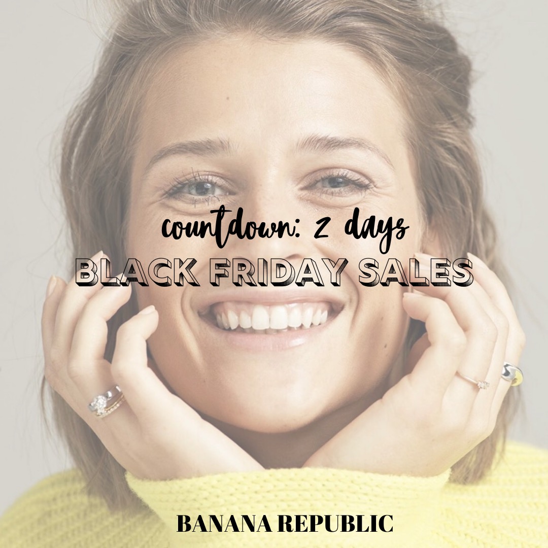 2 days until #BlackFriday and we have the best deals from Banana Republic 🤩
✔️Everything 50% Off Sale 

#Bananarepublic #tapnetwork #taprewards #hooch #hoochapp #rewards #blackfridaydeals #shopping 
Follow the link:
bananarepublic.gap.com/?irgwc=1&click…