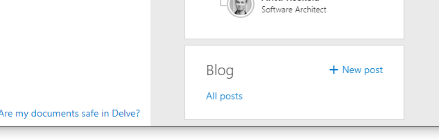 koskila's tweet image. Oh, I guess it&apos;s already starting... My #DelveBlogs listing is now empty, although the actual articles are still there! (Reproduced on 2 tenants)

If you didn&apos;t hear the news, Delve Blogs are getting deprecated: koskila.net/delve-blogs-ge…
