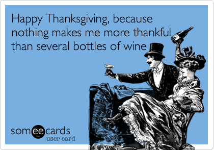 I mean, it's on the list right below good health, family and friends... 😂 🍷 🍗 🍷  

#thanksgiving #thanksgivingeve #turkeyandwine #iawine #winefunny #winewednesday #thankfulforwine #drinklocal