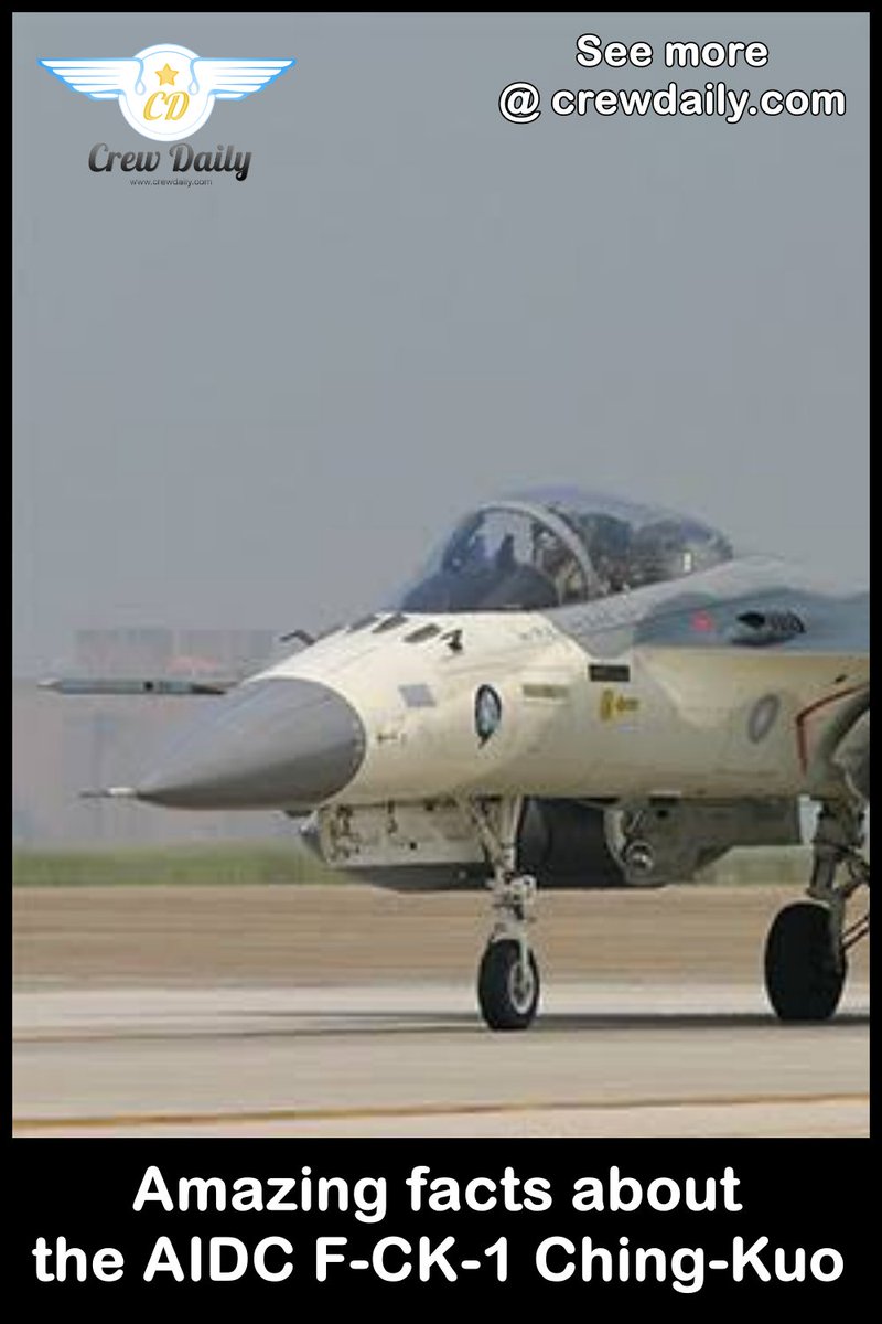 CrewDailytwit's tweet photo. Amazing facts about the AIDC F-CK-1 Ching-Kuo; The Taiwanese IDF (Indigenous Defense Fighter)
https://t.co/abzSnj3JIS
#Tech #Technology #BestTechnology #InterestingTechnology #BomberTechnology #FastestAirPlane #AmazingFacts #InterestingFacts #ChingKuo #TaiwaneseIDF #Crewdaily https://t.co/jRrNq9KHWh