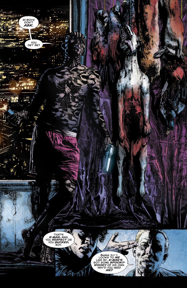 bestofjohnc's tweet photo. “You get me?”
“Actually, chief: no, I don’t get you. I don’t speak fuckwitese.”
- Hellblazer #1 (2019) https://t.co/51nZrbMeGR