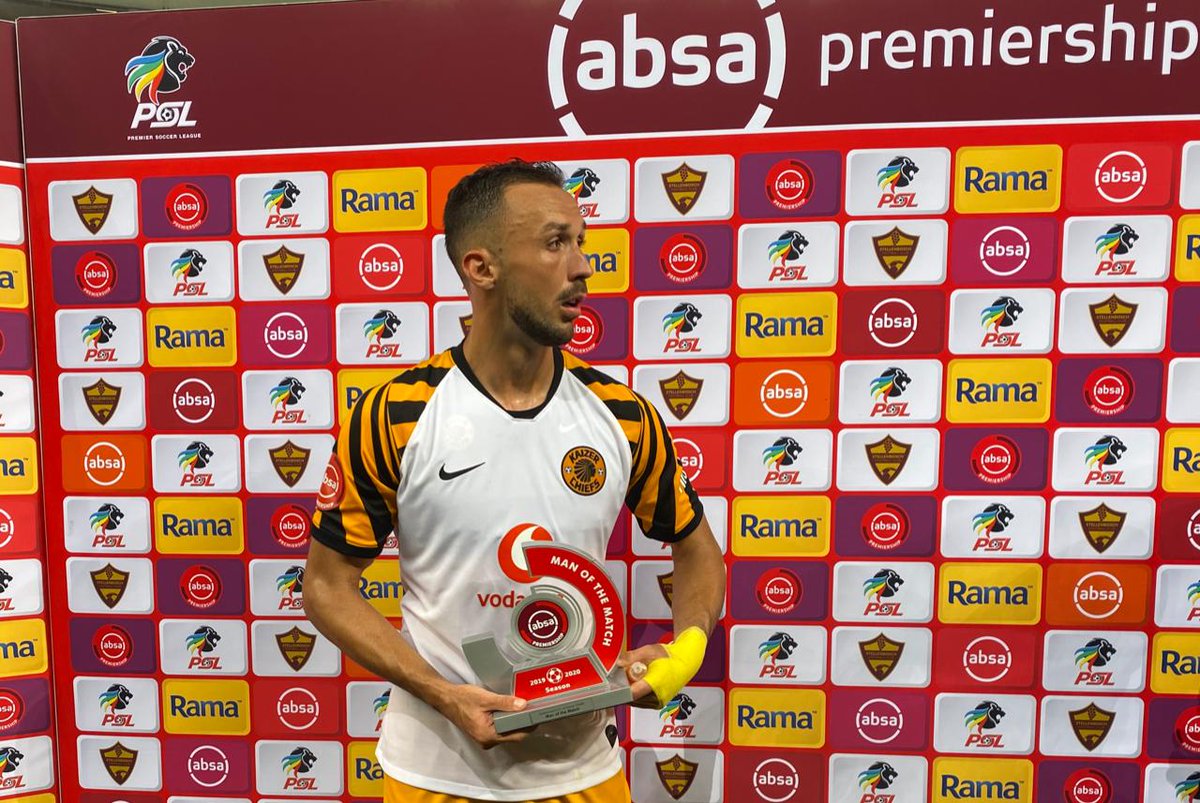 KaizerChiefs's tweet photo. 90 + 4'| #ST 0 : 4 #KC 

Congratulations to Absa Man of the Match: Samir Nurković

#Amakhosi4Life #AbsaPrem https://t.co/OyLxjdiZlU