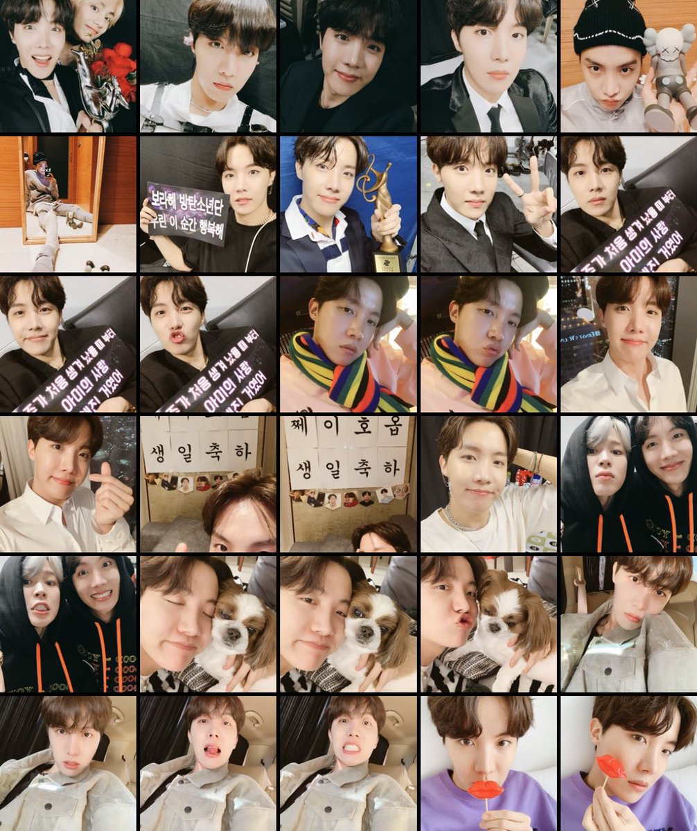 ray006641's tweet photo. every hoseok selca posted in 2019; a thread https://t.co/IyHkZG5SIF