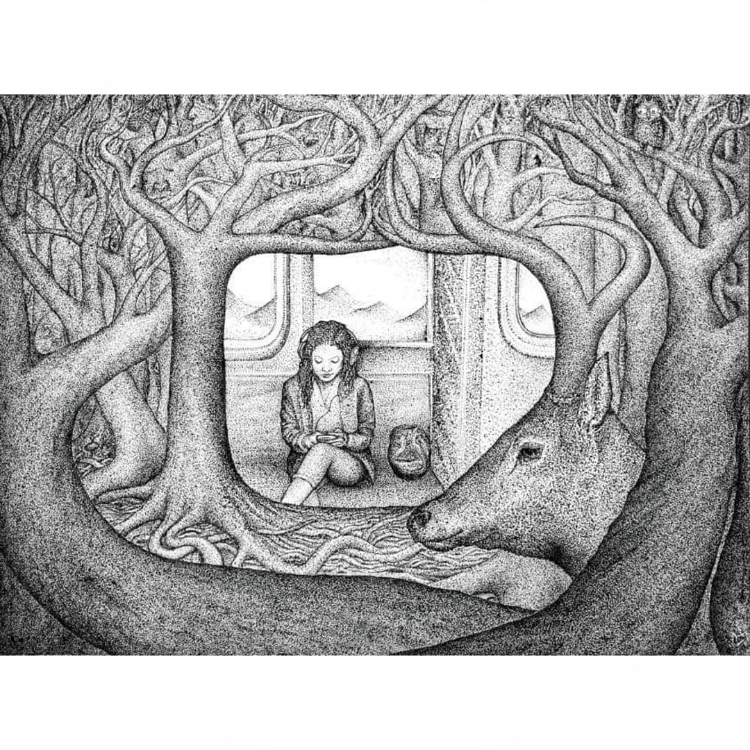 Lowislow's tweet photo. Retrouvez moi sur Instagram @Loislowofficial pour plus d'illustrations! #art #pendrawing #artdrawing #contemporarydrawing #dotworkers #dotworker #dotworkart #blackandwhitedrawing #lilleart #lille https://t.co/mBnwSLp1iu