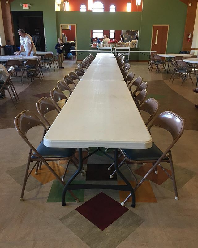 We’re starting to set the tables! ift.tt/2XT69Bz