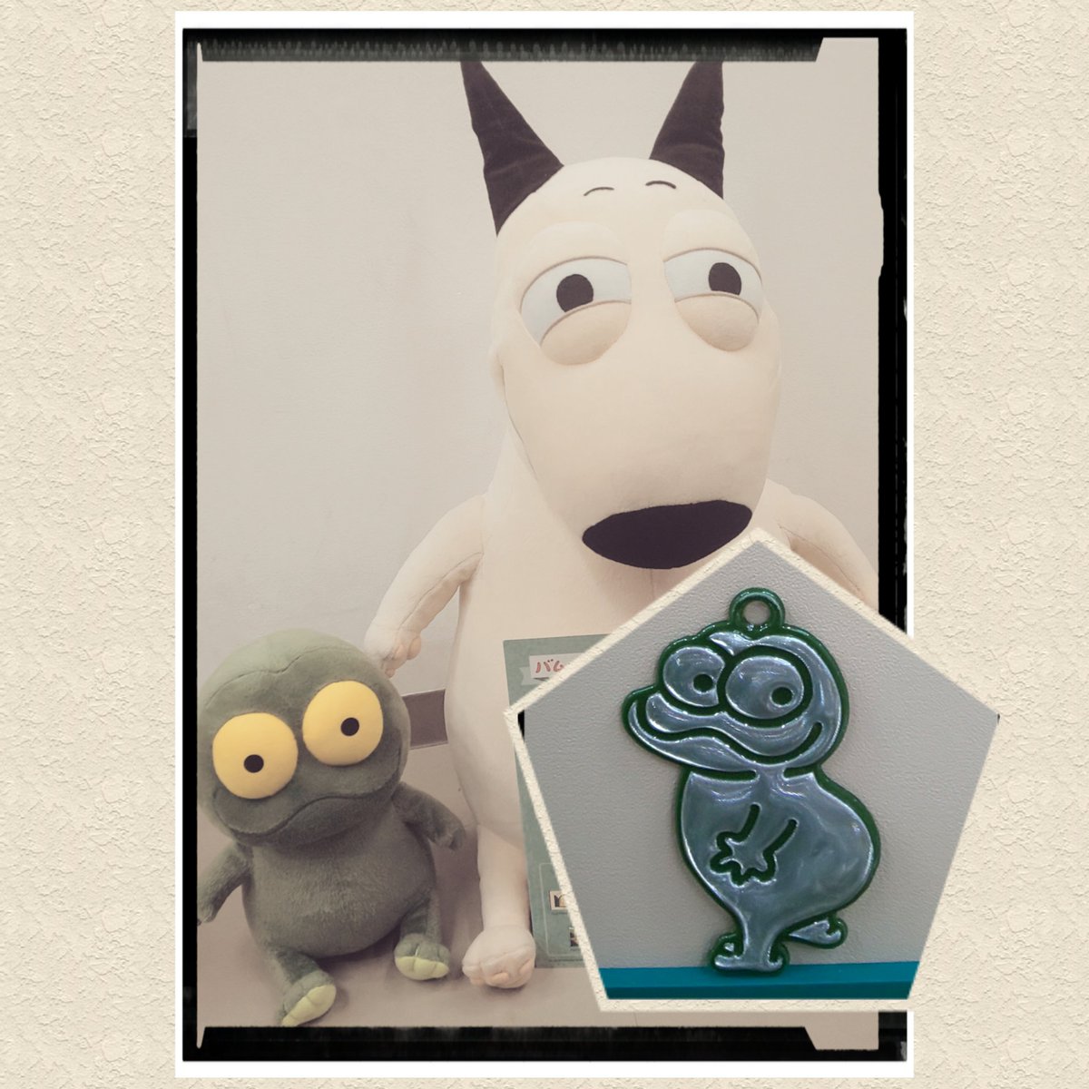 バムとケロのリフレクターキーホルダーも再入荷🐸✨ #バムケロ の絵本