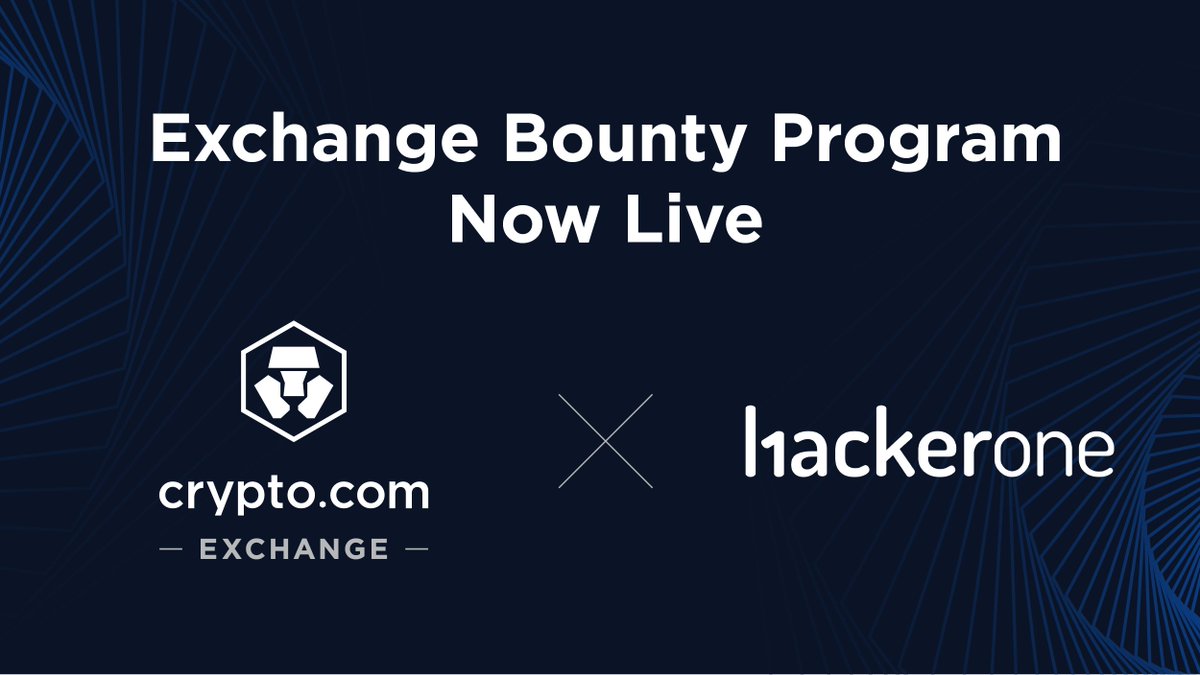 Calling all security researchers! We have added https://t.co/vCNztABJoG  Exchange to our HackerOne Bug Bounty program. Help us to discover security  vulnerabilities by participating. Details here: https://t.co/lvx3pUYDel.  Happy (ethical) Hacking! @Hacker0x01