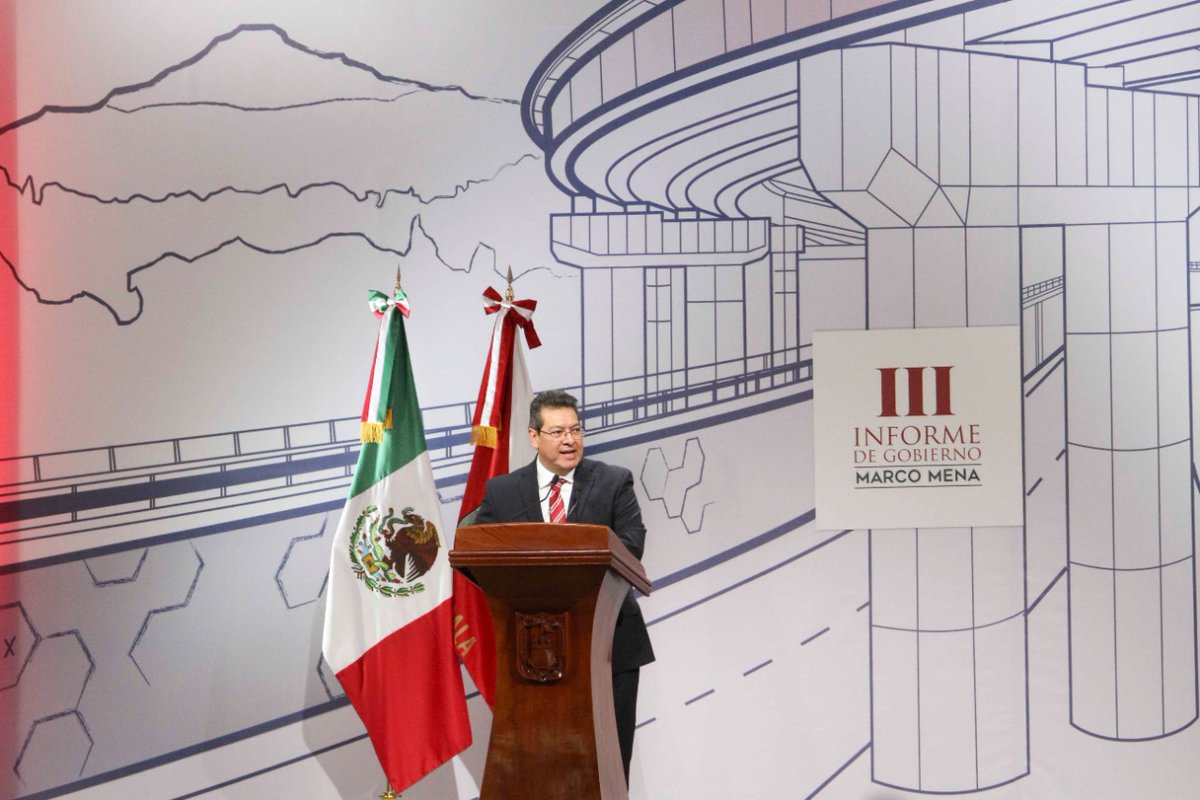 GobTlaxcala's tweet photo. 📍Crear una sociedad basada en el mérito, abatir la pobreza extrema, seguir creciendo y generar más empleos es el camino para continuar construyendo en los próximos años propósitos comunes, afirmó el Gobernador @MarcoAMena en el #3informeMarcoMena. https://t.co/avwq5zHJ4Y