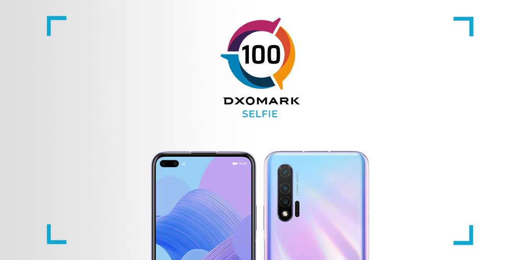 DXOMARK's tweet image. Our Selfie score for the #HuaweiNova6 5G is here!
With an overall score of 100, the #Nova6 5G by @HuaweiMobile is the new top-ranked device in the #DXOMARK front cameras database.
See the full review: bit.ly/2OQcJpR