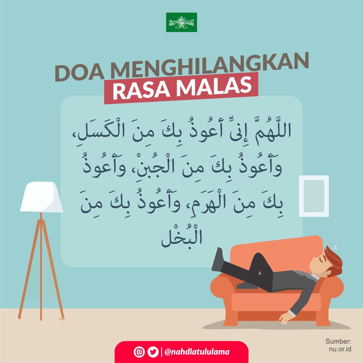 Nahdlatul Ulama On Twitter Infografis Pernah Merasakan Malas Sekali Untuk Menjalankan Aktivitas Dan Beribadah Sehari Hari Wake Up Gaes Ayo Bergerak Berusaha Dan Jangan Lupa Berdoa Https T Co 3mqmkcdwl1