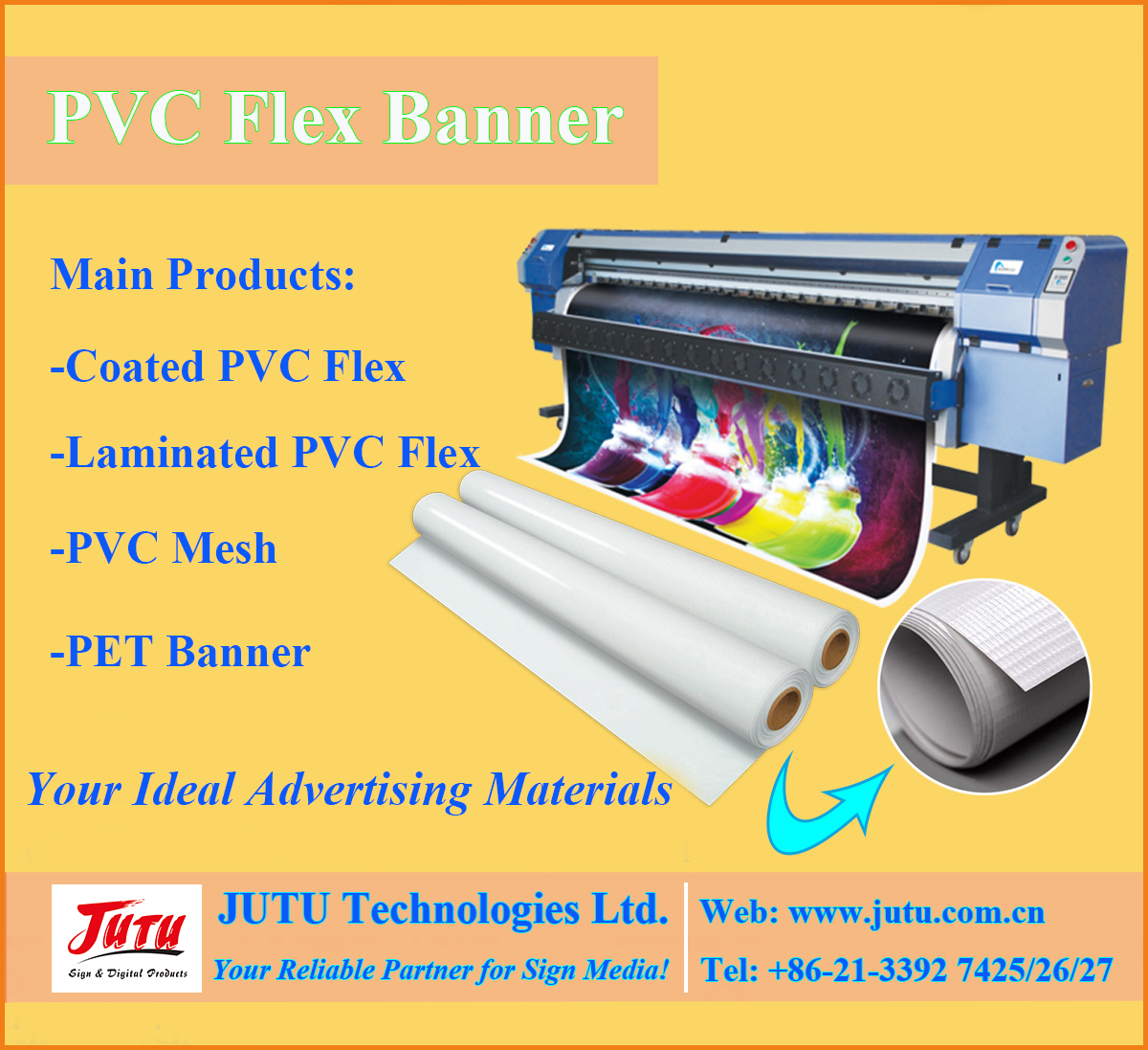 cnjutu's tweet image. Flexible Banner

More information, please visit: jutu.com.cn

#jutu #banner #pvc #flex #banner #advertising #print #printing #printingbanner #business #sign #mesh