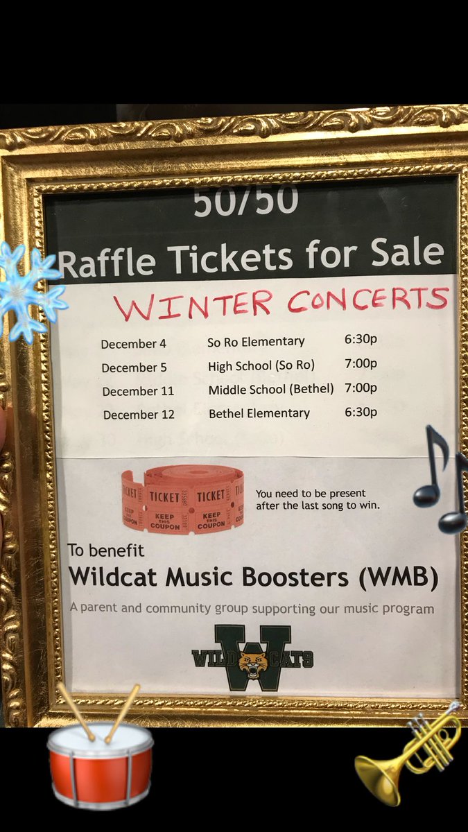 wrvwildcats's tweet photo. Thanks to those that contributed this evening at the RES concert!

Congratulations to Chris Reilly for winning!

All proceeds benefit musicians on both campuses! https://t.co/yhKBxSDE2o