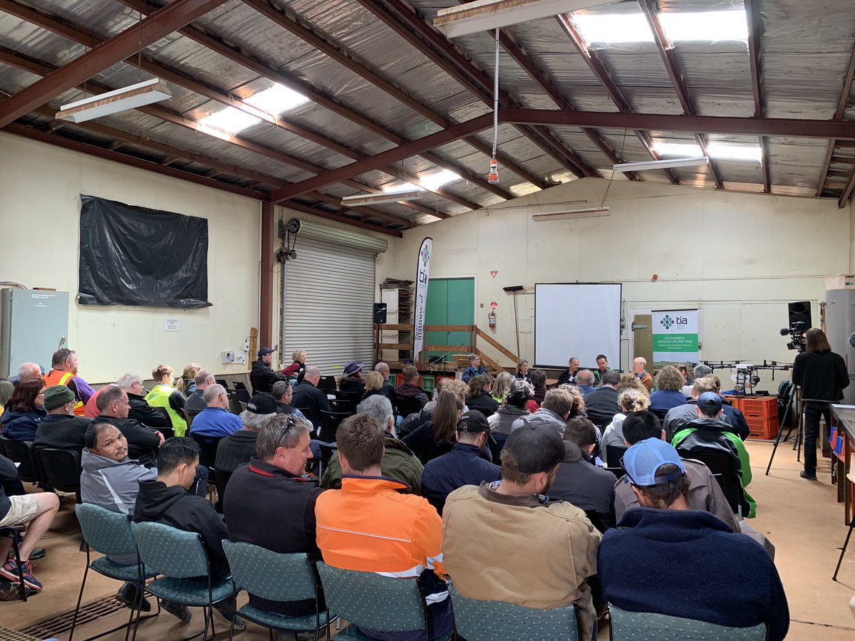 TasInAg's tweet photo. Very fitting to be discussing the importance of sustainable agriculture and soil health on #WorldSoilDay #ForthsideOpenDay2019 https://t.co/qVUYYljnuq