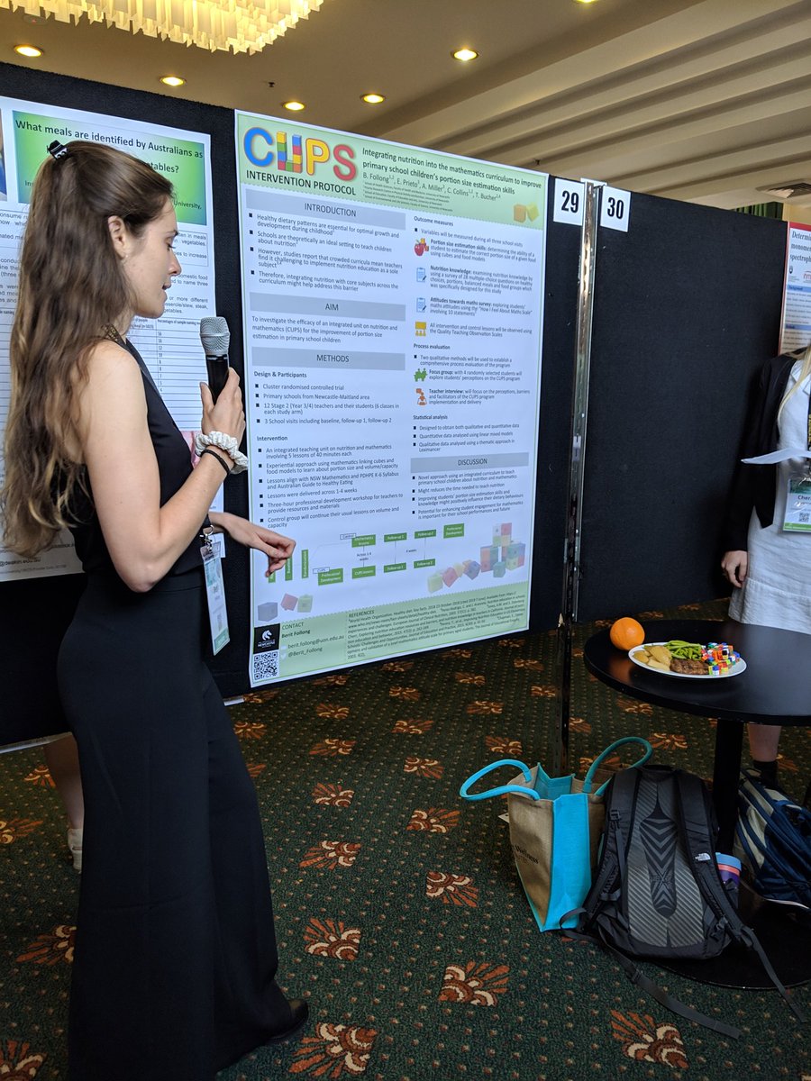 Berit's CUPS 🥤program in Newcastle primary schools kills 2 birds with 1 stone. Incorporating nutrition into maths lessons by teaching students how to estimate portion sizes. 🥗🍝🧮 #makingmathsfun <a href="/nutsocaus/">NSA</a> #nsaasm2019