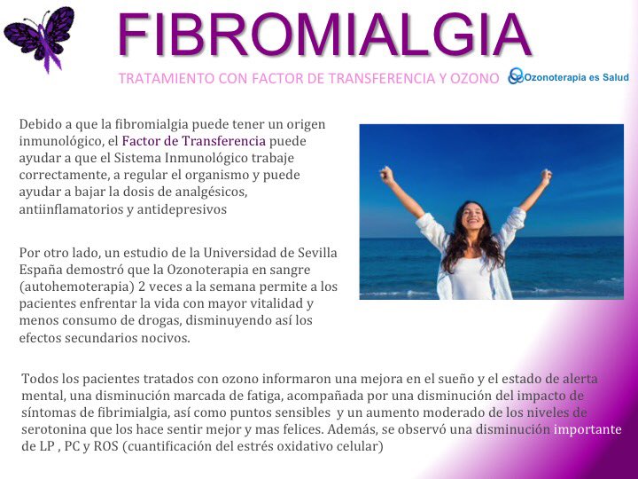 🦋 La FIBROMIALGIA es una realidad que la mayoría ignoran y que muchos de quienes la padecen la sufren a solas. Aquí te explicamos cómo el Factor de Transferencia y la Ozonoterapia pueden ayudar a tener una mejor calidad de vida #fibromialgia #fibromyalgia #ozonoterapia