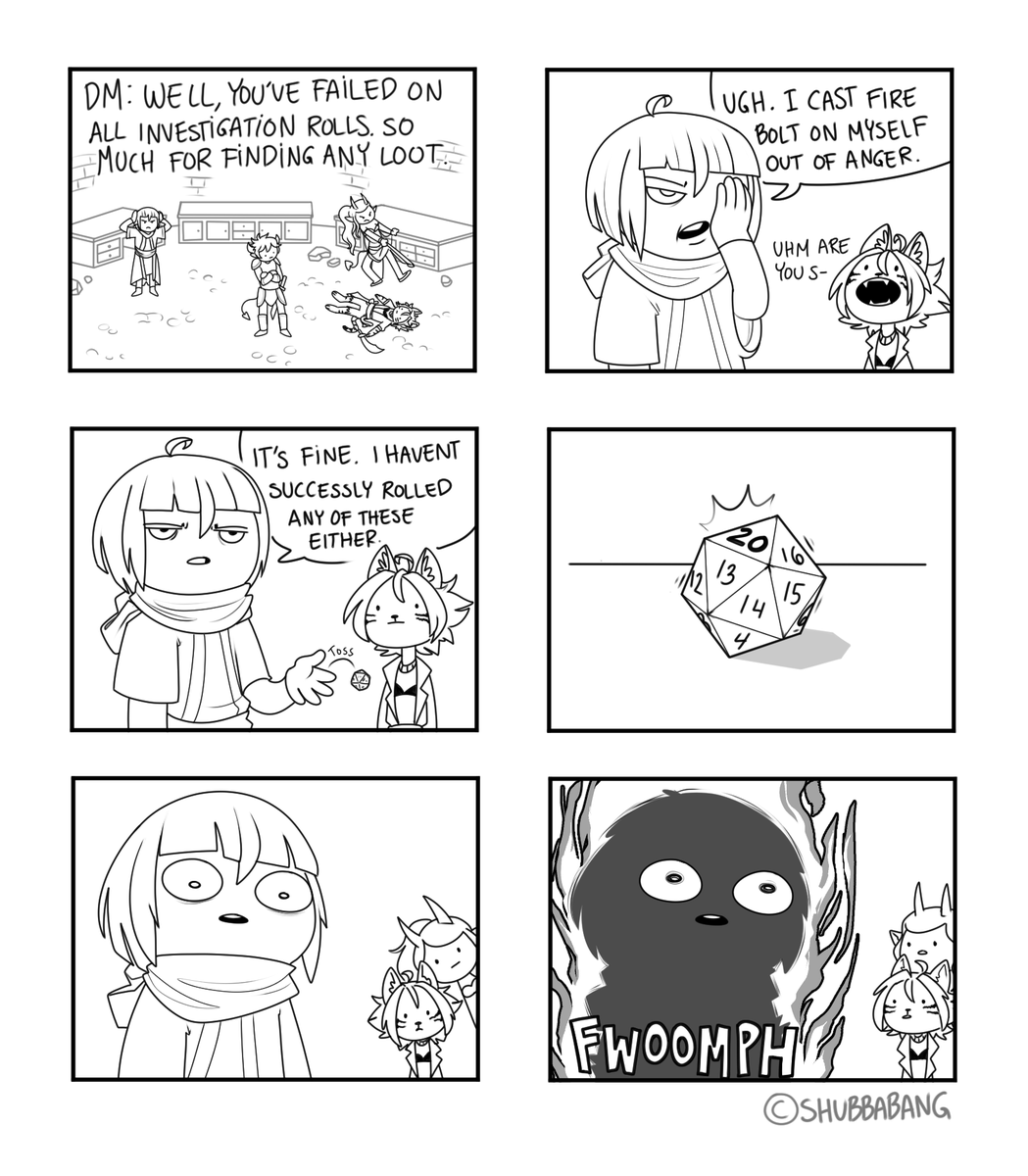 Comic based off a tweet based off a real dnd experience 
