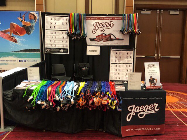 jaegersports's tweet photo. All prepped &amp; ready to go!!

Looking fwd to the ⁦@NFCAorg⁩ Convention tmrw!!

Great work getting the booth prepped by our very own ⁦@SARGE41DIXON⁩ 💪 - looks great!

Be sure &amp; drop by (Booth 719) &amp; say hi to Sarge!

#NFCA2019 #AtlanticCity

⁦⁦@monicaabbott⁩ https://t.co/JmCX1XnkGy