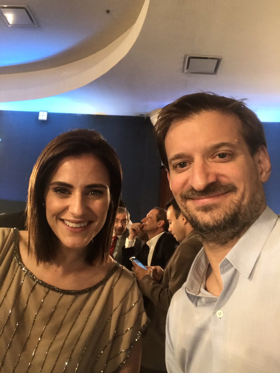 gerdomingo's tweet photo. Acá, con @AgustinaMuda Vinimos a perder para no perder la costumbre.. #PremiosATVC @EnelcaminoTN https://t.co/gUDy92M7mG