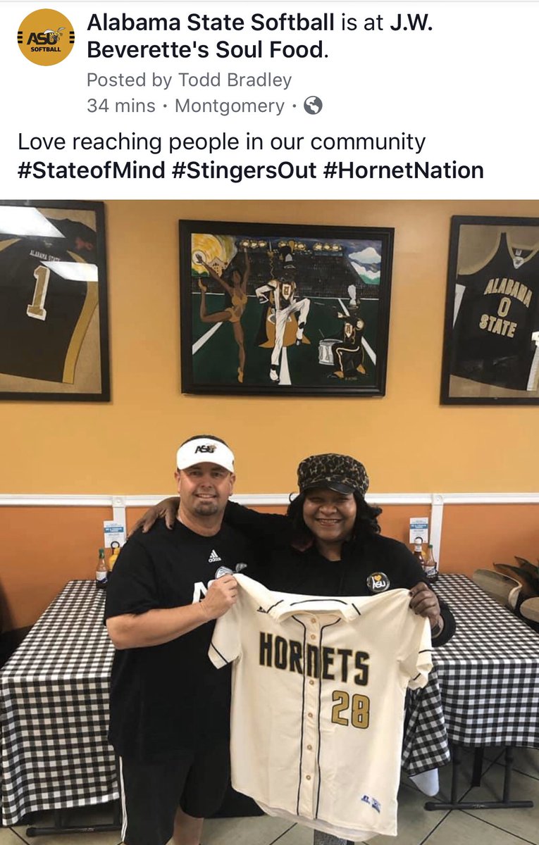 Coach_T_Bradley's tweet photo. Love Reaching The People in Our Community #STATEofMind #StingersOut @BamaStateSB https://t.co/OxUbOwmnR5