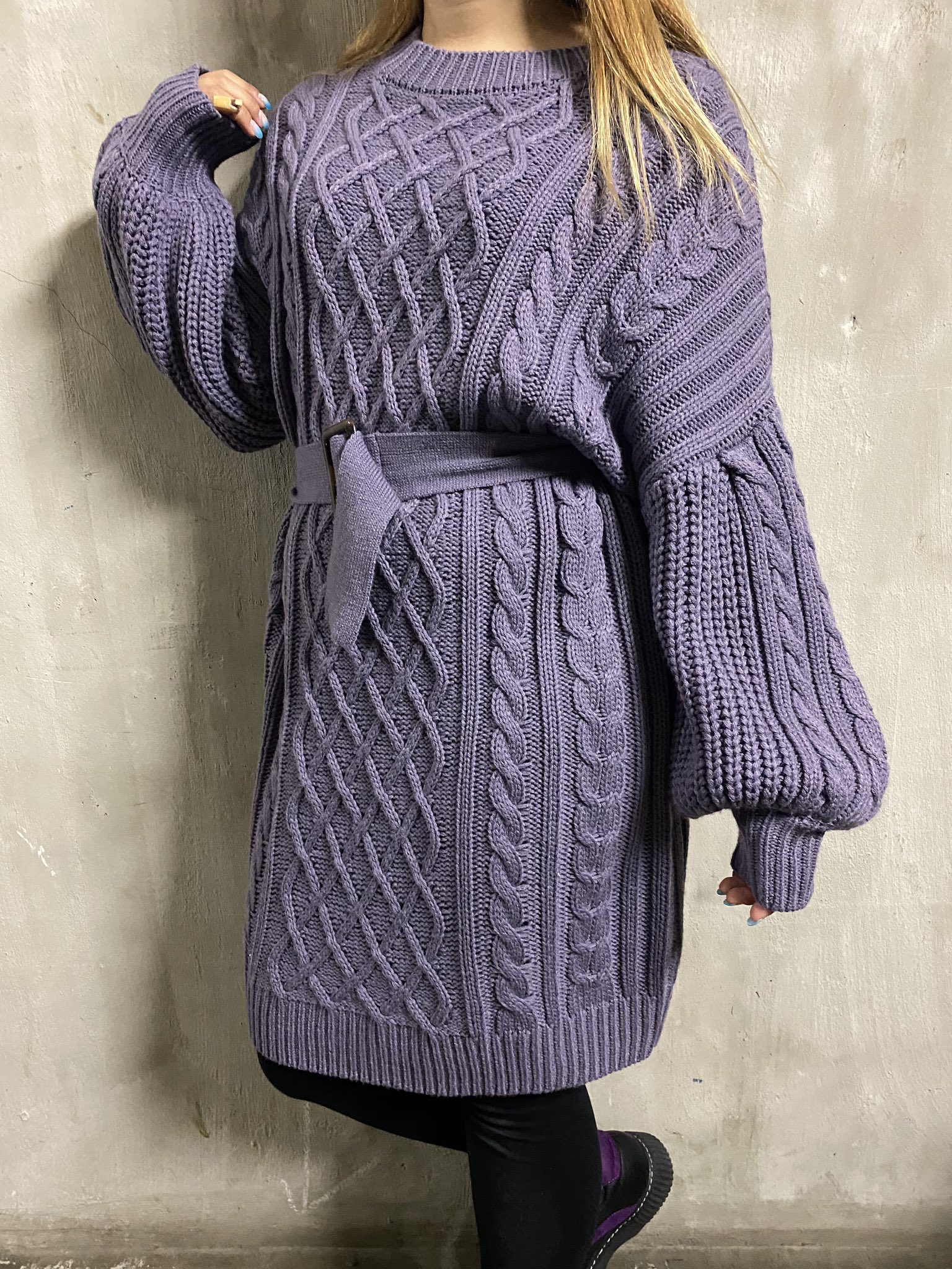 Wego 吉祥寺パルコ店 Ladies Item ベルト付きボリュームスリーブケーブルop 3 999 Tax Size Free ベルトありでもなしでも可愛いワンピース 1枚でも 下にデニム合わせたりするのも可愛い Wego ウィゴー Wego吉祥寺parco パルコ Fashion