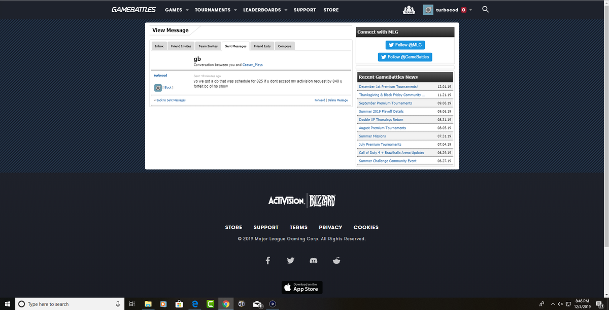 codturbo's tweet photo. sent him a message to let him know (gb proof) https://t.co/OLFJCjycz9