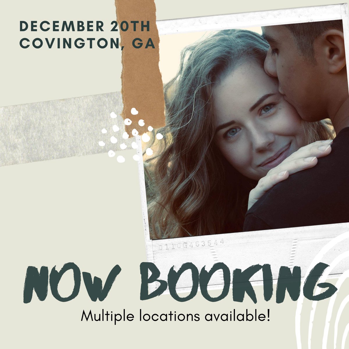 Covington friends! I will be in town December 20th (and also have a few dates available the week of Christmas). If you are interested in scheduling a session during this time message me NOW! 

Retweet this post for $10 off your next session with me! 🎄❤️
