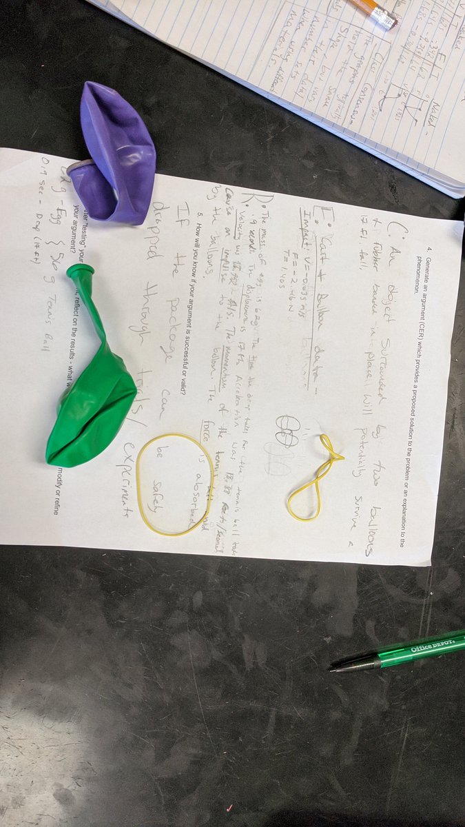 We've collected the data. Time to design a solution to solve our problem! #NGSS #WeAreTPS
