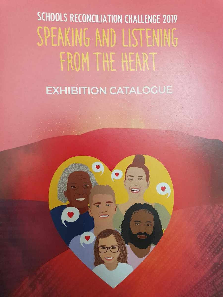 Our year 3/4/5 classes collaborated to create a spectacular art piece for the #SchoolsReconciliationChallenge2019 The theme was 'Speaking and Listening From The Heart'. We were named finalists for the ACT. 🖤💛❤#Proud #Reconciliation #VoiceTreatyTruth @NSWRC @ACTEducation