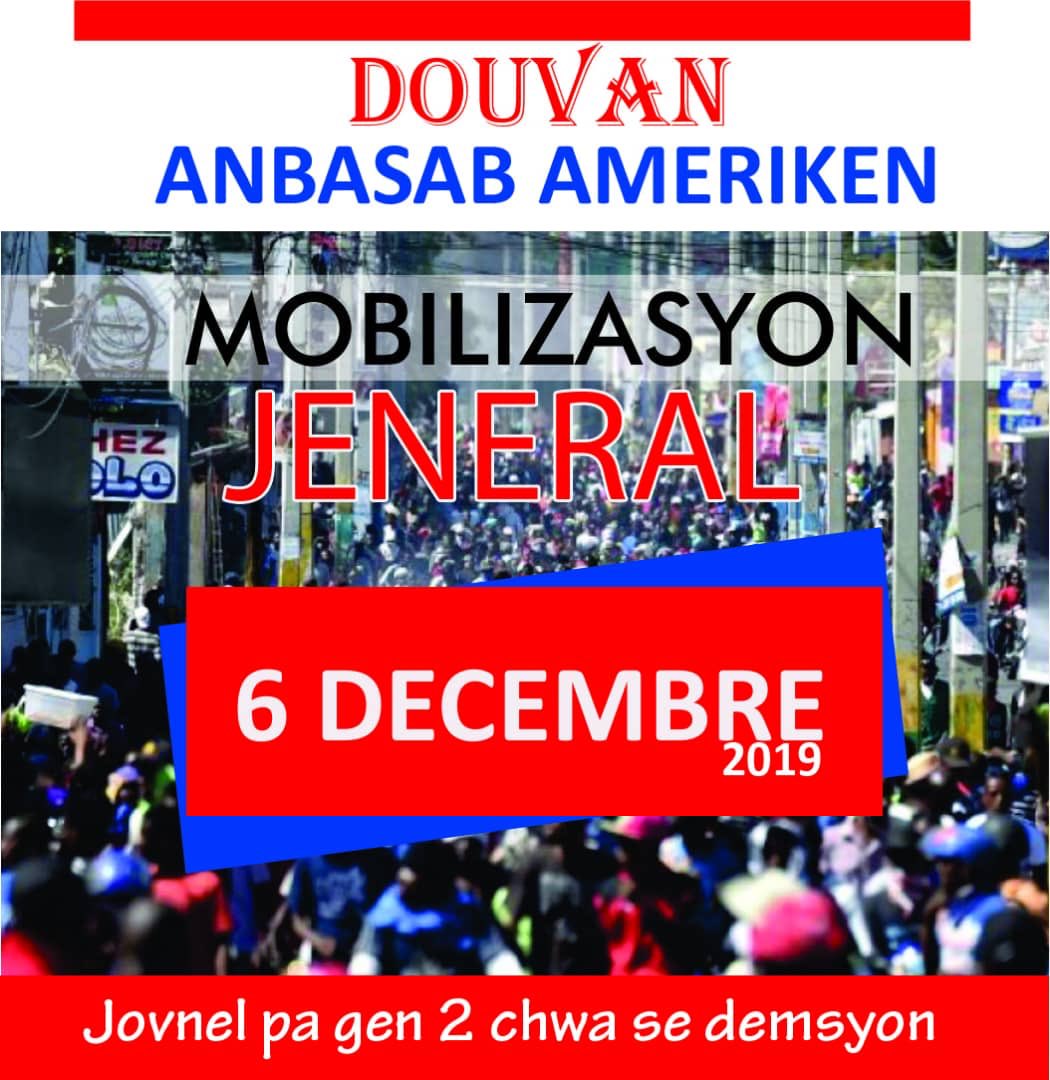 JeanlouisHandy1's tweet photo. Nou granmoun lakay nou! Yon lòt #Ayiti posib aprè #demisyon @moisejovenel.
#pwosè
#prizon
#restitisyon
#noupapfèlach! https://t.co/su3KRA6ggT