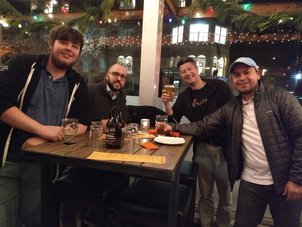 SarahAminNC's tweet photo. An amazing crowd at Wye Hill Kitchen &amp; Brewing in Raleigh, NC for tonight's #Salesforce #networking event. Met new people. Tasted delicious brews and food. #totalsuccess Thanks to @sara_abernethy for doing the heavy lifting to get it organized. https://t.co/peW36QJB2H