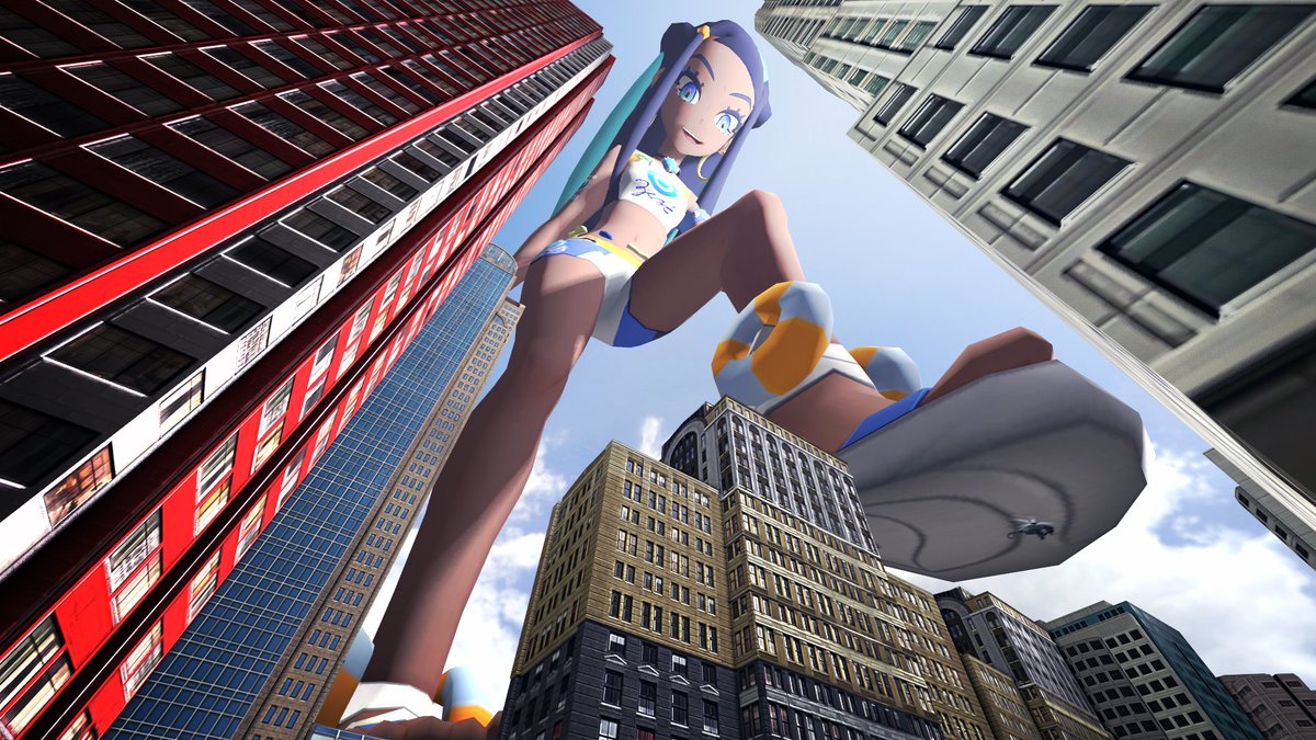 Dynamax Nessa #giantess.