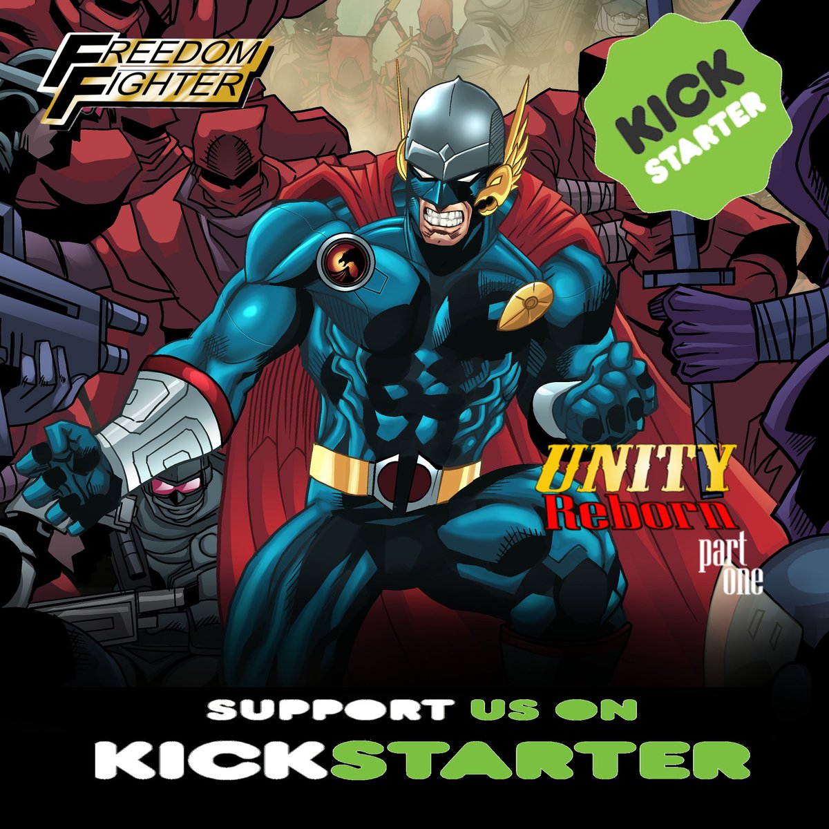 MDHeitkemper's tweet photo. Check out our #Kickstarter! 
https://t.co/s9636OYmyo 
#superhero #conspiracy #comicbook #supportindiecomics #crowdfunding PLZ #RT https://t.co/Gt5dSnARL5