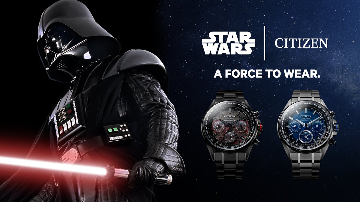 CITIZEN スターウォーズ　ダースベイダー シチズン×ダース・ベイダー！ 映画『スター・ウォーズ』とコラボ