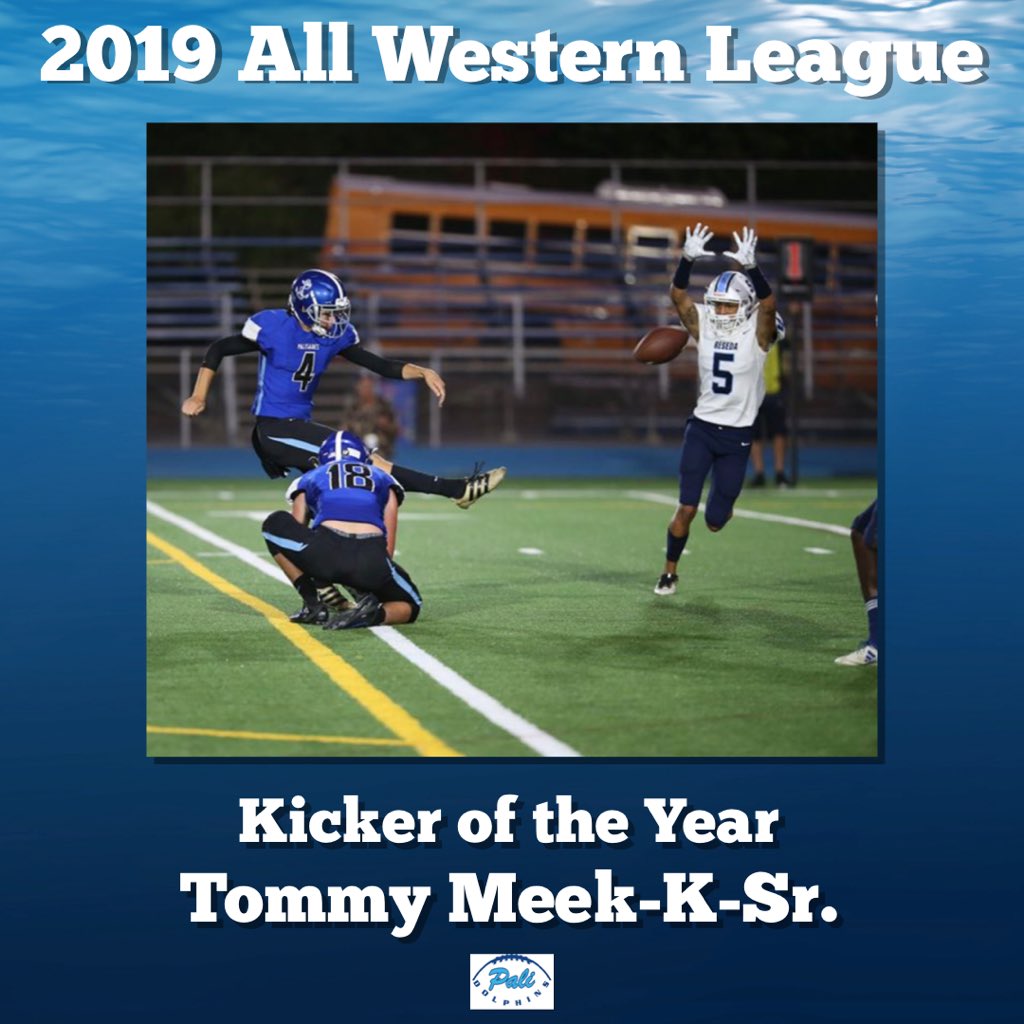 paliqbclub's tweet photo. Congrats to @TommyMeek01 for being named as the @LAVarsity Western League kicker of the year.  This is Tommy’s second year in a row being named as the best kicker. https://t.co/leWgbXUdqq