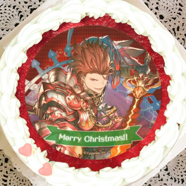 グラブル シエテ 缶バッジ プリロール クリスマスケーキ 公式】クリスマス柄 ケーキ・マカロン・カップケーキ【PRIROLL